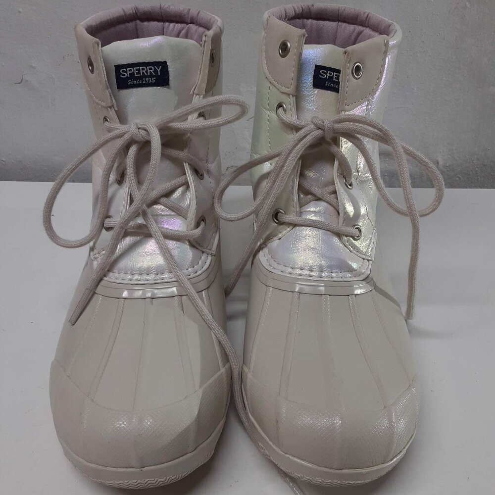 SPERRY | Port Duck Iridescent & Ivory Boots